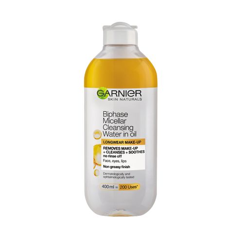 Garnier Skin Naturals Dvofazna micelarna voda za čišćenje lica 400 ml slika 1