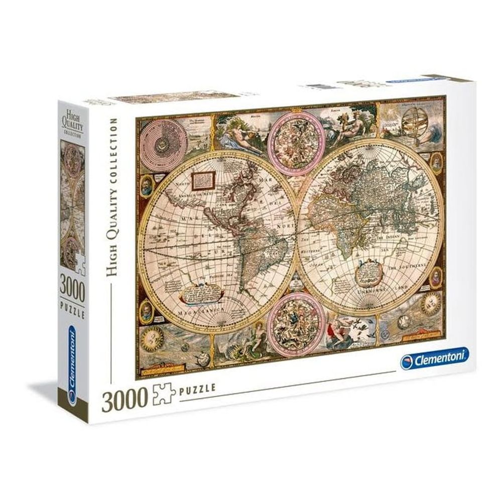 Clementoni Puzzle CL33531 Old Map 3000kom slika 1