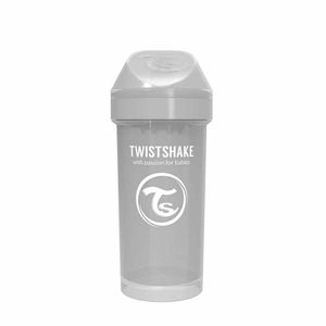 Twistshake Dečija Boca 360 Ml 12 M Pastel Grey