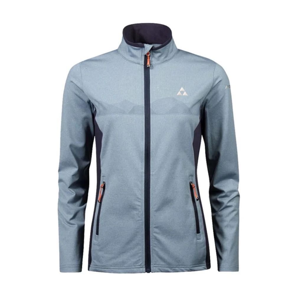 Fischer Ženski duks na kopčanje Elmau II Fleece Blue Melange 36 slika 1