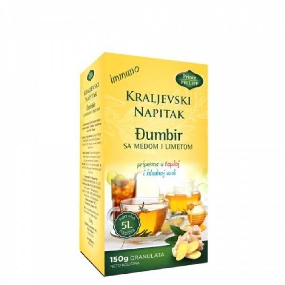 Kraljevski Napitak Čaj Đumbir s Medom i Limetom 150g slika 1