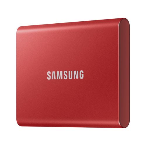 SAMSUNG Portable T7 2TB crveni eksterni SSD MU-PC2T0R slika 1