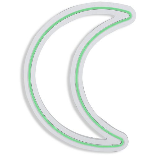 Wallity Ukrasna plastična LED rasvjeta, Crescent - Green slika 15