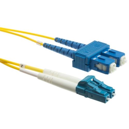 NFO Patch cord, LC UPC-SC UPC, Singlemode 9 125, G.657A2, 2mm, Duplex, 2m slika 1