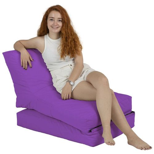 Atelier Del Sofa Vreća za sjedenje, Siesta Sofa Bed Pouf - Purple slika 5