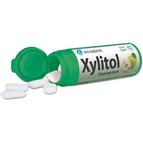 Miradent Xylitol Chewing gum Apple for KIDS slika 1