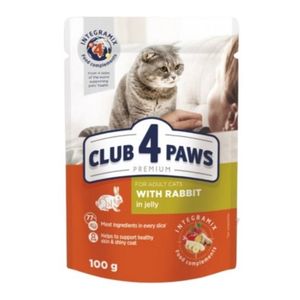 Club 4 Paws Hrana Za Mačke Sa Zečetinom U Želeu 100g