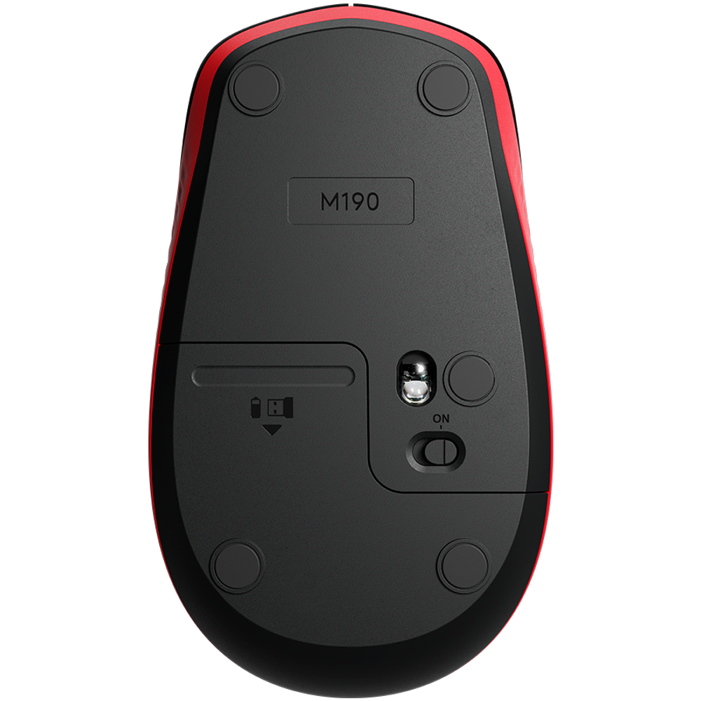 LOGITECH M190 bežični miš, crveni slika 5