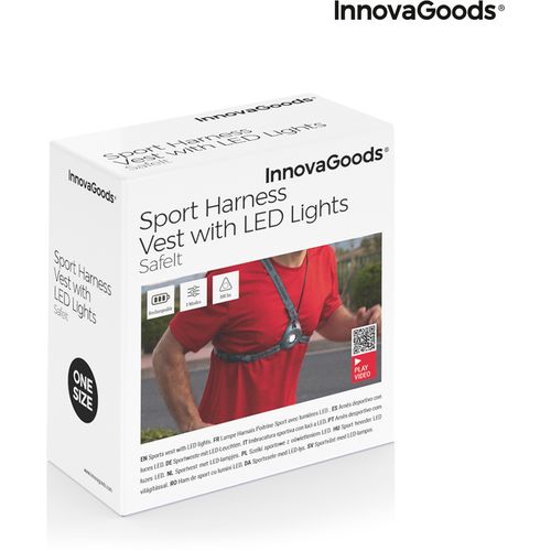 Sportski pojas s LED svjetlima Safelt InnovaGoods slika 2