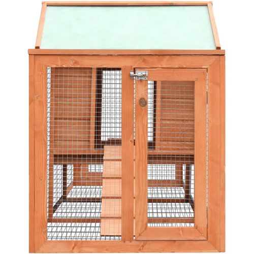 Kavez za zečeve od masivne borovine i jelovine 310x70x87 cm slika 22
