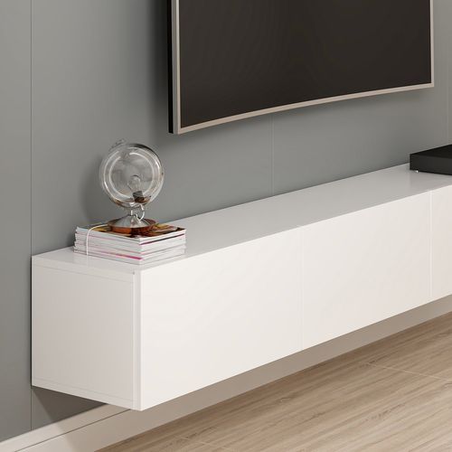 Rigel - White White TV Unit slika 6