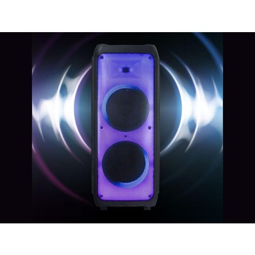 MANTA karaoke Krios Power, 350W, disco, bež mic, daljinski, EQ, crni SPK1202B250 slika 3