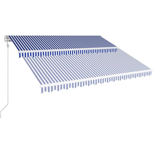 Tenda na automatsko uvlačenje 400 x 300 cm plavo-bijela slika 41