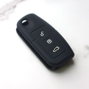 Silikonska navlaka za ključ Ford tip 11 crna (tri tipke)