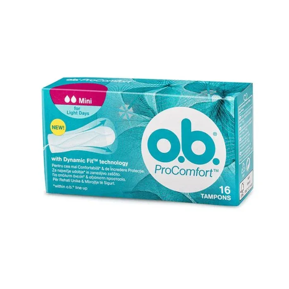o.b. ProComfort Mini tamponi 16 kom – intimna higijena slika 1