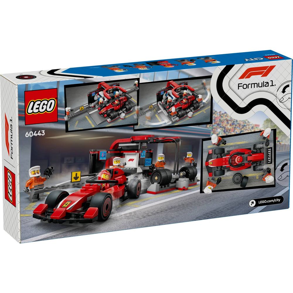 LEGO 60443 Boks i posada za F1® sa autom Ferrari slika 11