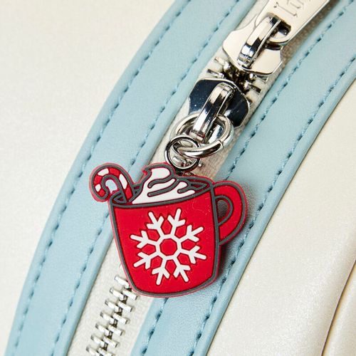 Loungefly Disney Stitch Holiday Snow Angel glitter backpack 26cm slika 7