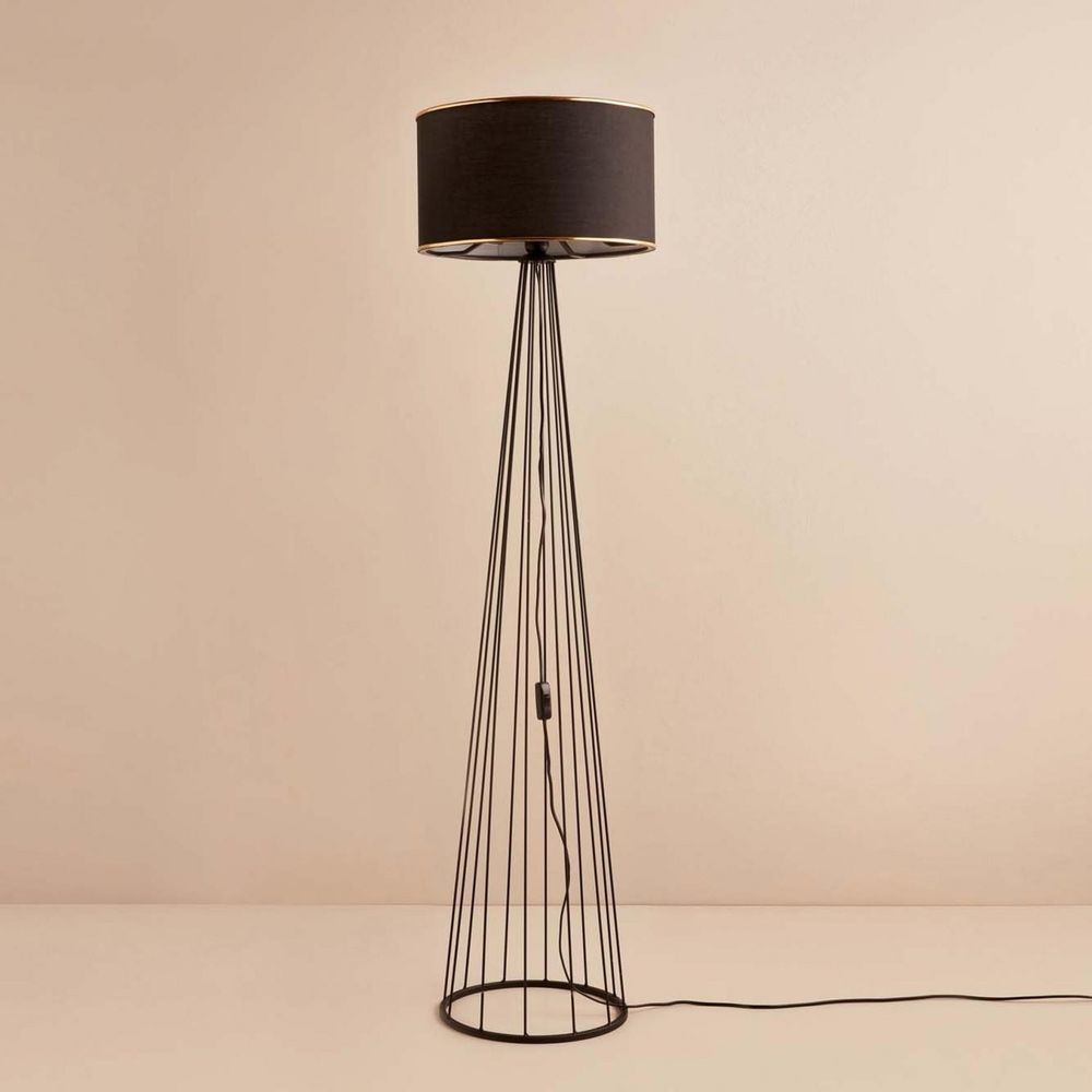 AYD-3493 Crna Podna Lampa slika 1