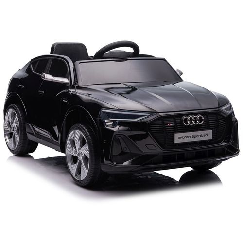Licencirani Audi E-Tron crni-auto na akumulator slika 1
