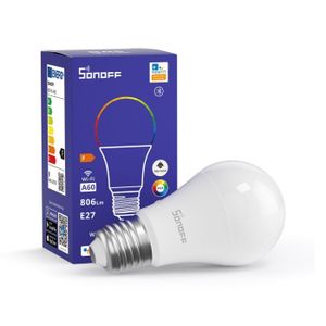 SONOFF Wi-Fi / Bluetooth pametna LED žarulja E27 9W RGB