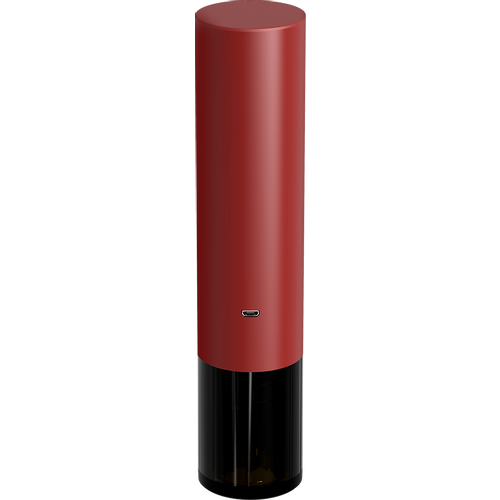 Electric Wine Opener, with 500mAH battery, Wine aerator, Foil cutter, vacuum preserver, USB cable, Red slika 5