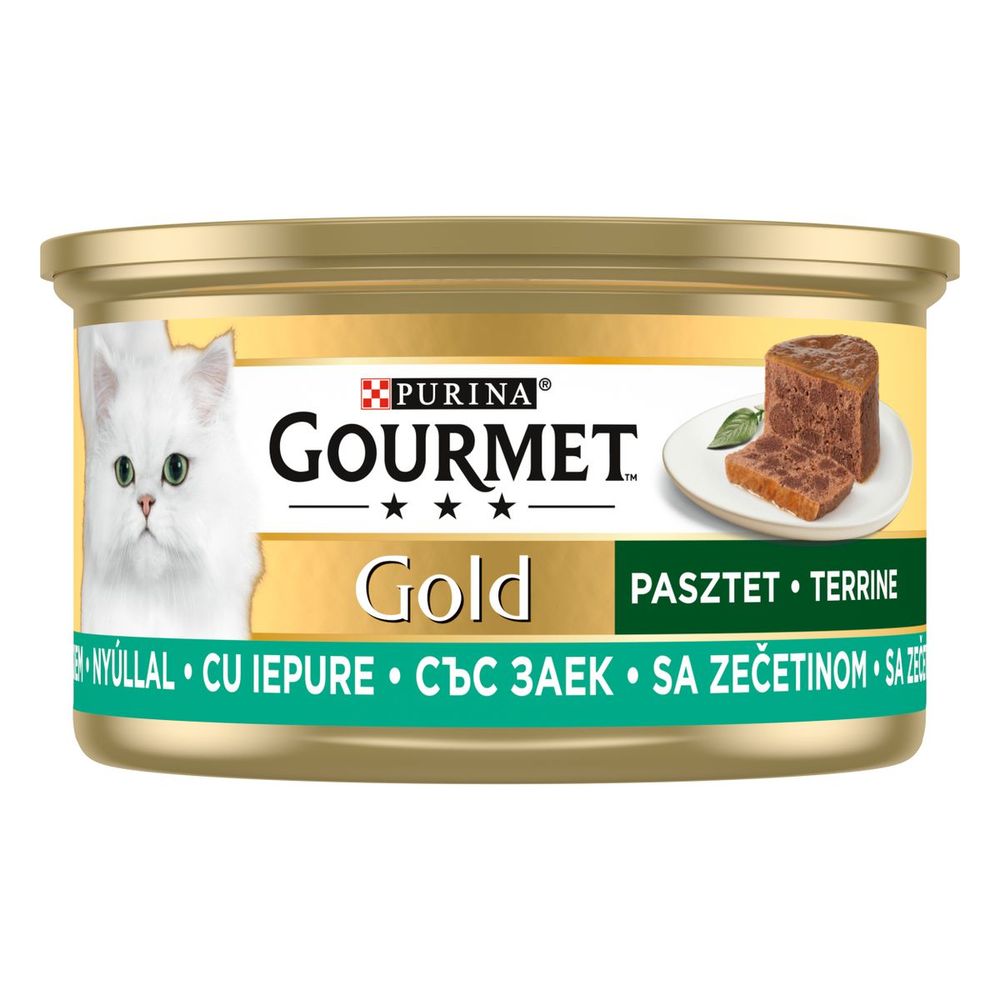 GOURMET GOLD Hrana za mačke, kunić, 85g slika 2