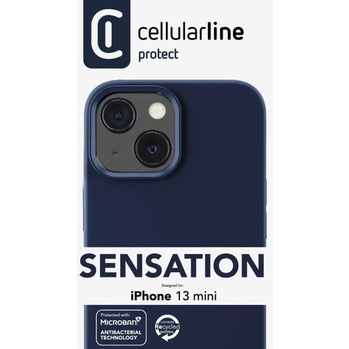 Cellularline Sensation silikonska maskica za iPhone 13 mini plava slika 5
