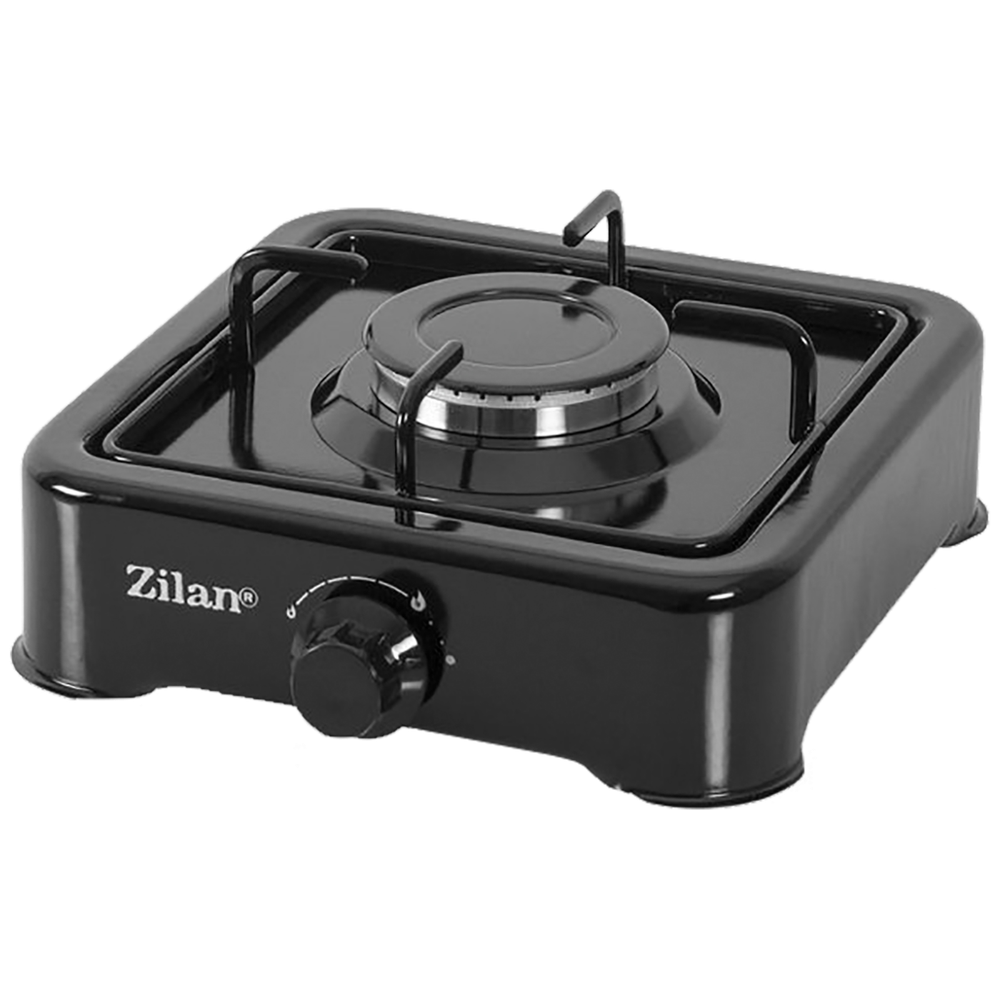 Zilan Plinski rešo sa 1 plamenikom, 1600 W, crna - ZLN0018/BK slika 1