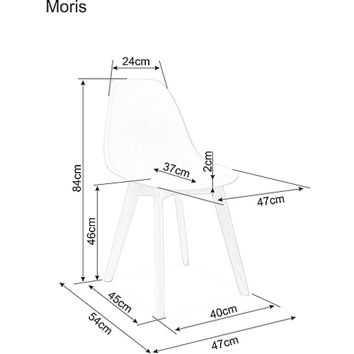 Stolica Moris BUK.-crna slika 2