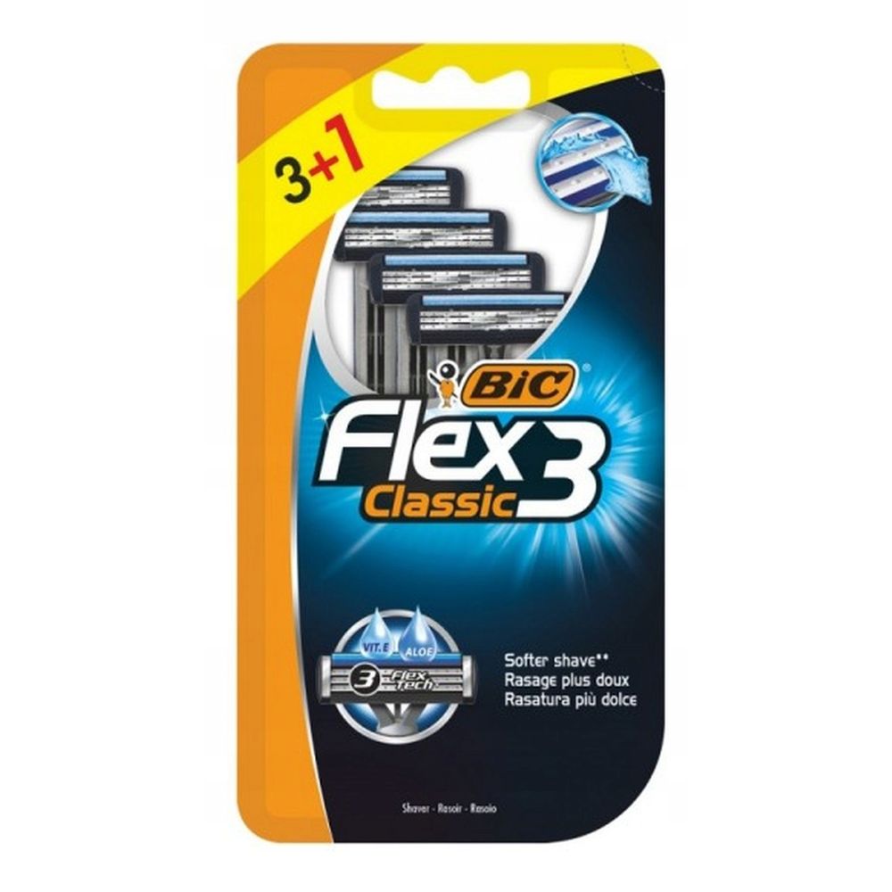 Bic muški brijač Flex Classic 3+1 kom slika 1