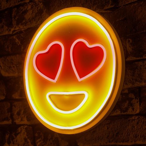 Wallity Ukrasna plastična LED rasvjeta, Love Smile slika 8