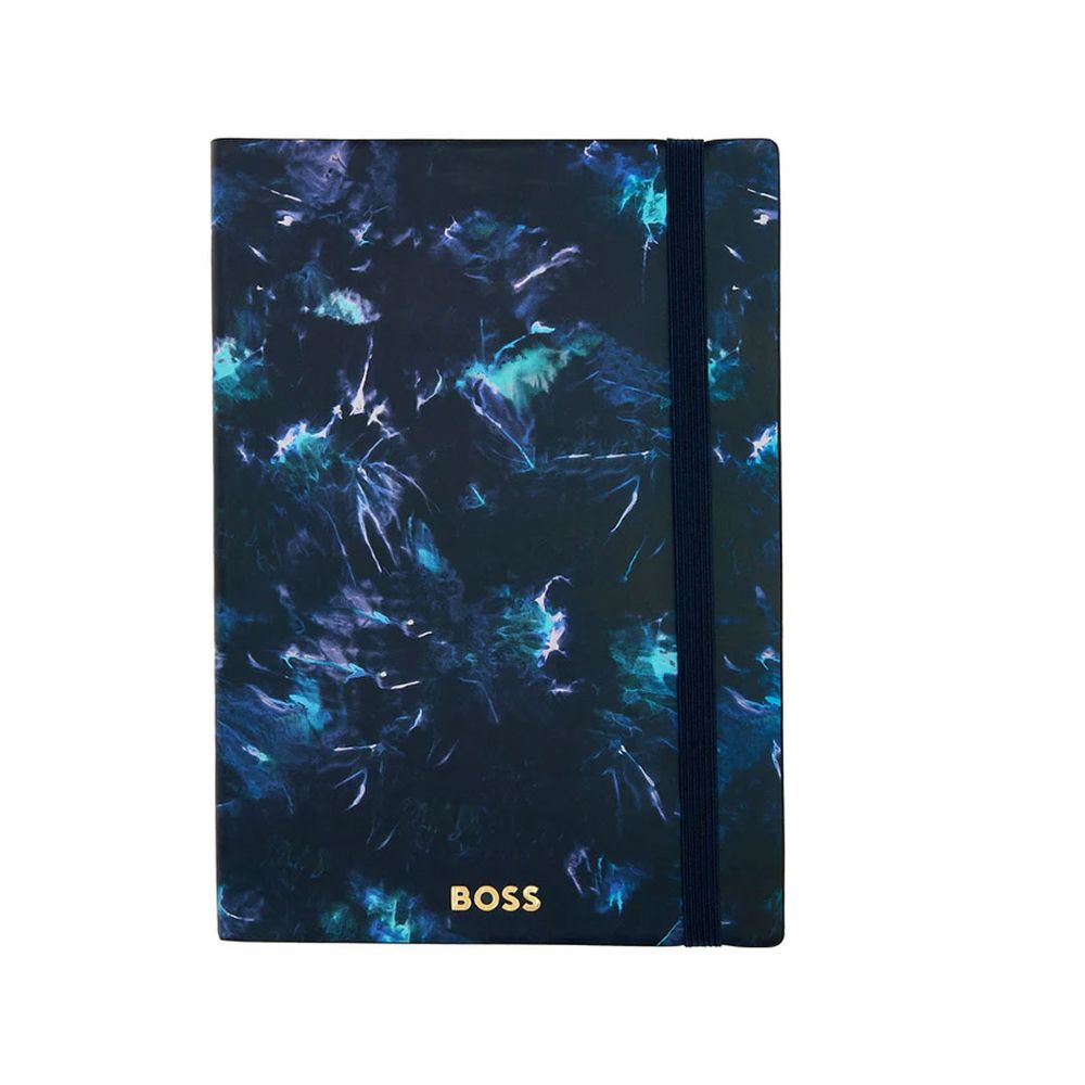 Hugo Boss Notes A5 Tie-Due HNH418NL, dikto, plavi slika 2
