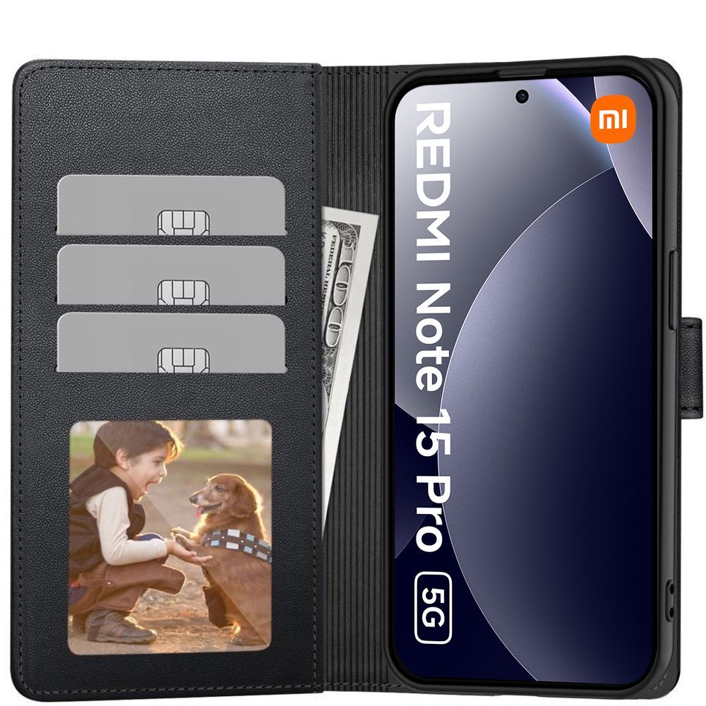 Xiaomi Redmi Note 15 Pro 5G Tech-Protect preklopna futrola-novčanik slika 1