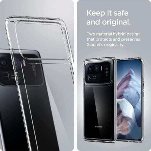 SPIGEN ULTRA HYBRID CRYSTAL CLEAR ZA XIAOMI MI 11 ULTRA slika 4