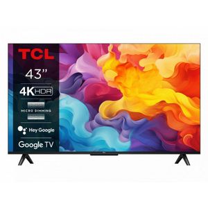 TCL televizor LED TV 43V6B, UHD, Google TV (Ambalaža otvarana)