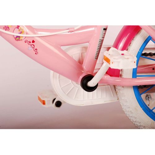 Dječji bicikl Disney Princess 14" s dvije ručne kočnice rozi slika 15