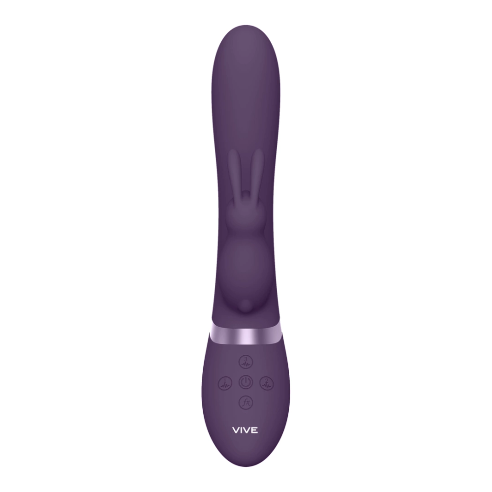 VIVE by Shots Taka - vibrator rabbit na napuhavanje i vibraciju - ljubičasta slika 4