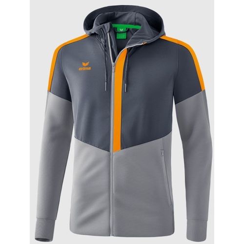 Jakna Erima Squad Trening Slate Grey/Monument Grey/New Orange  slika 1