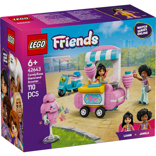 LEGO® FRIENDS 42643 Štand sa šećernom vunom i skuter slika 1