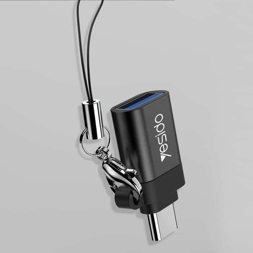 Yesido - OTG adapter (GS06) - Type-C na USB 3.0 Plug & Play 5Gbps - crni slika 2