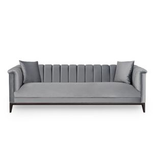 Pera Grey 3-Seat Sofa