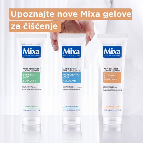 Mixa gel za čišćenje lica protiv umornog izgleda kože​ slika 10