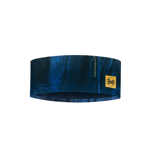 TRAKA ZA GLAVU BUFF COOLNET UV WIDE HEADBAND ARIUS BLUE slika 1