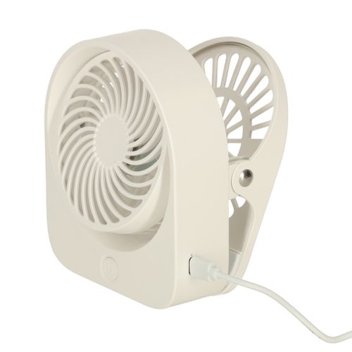 Mini ventilator s kopčom bijeli  slika 9