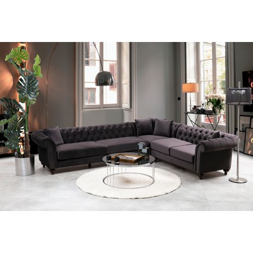 Atelier Del Sofa Kutna garnitura BOGART CORNER, desna, smeđa, Bogart Corner Right 3R-C-L2 Brown slika 2