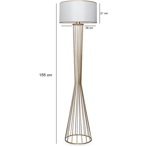 AYD-3077 White
Gold Floor Lamp slika 3