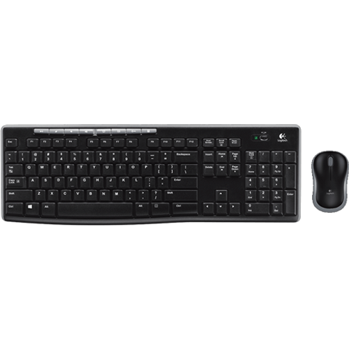 Logitech tastatura + Mis MK270 Wireless Desktop US 920-004508 slika 1