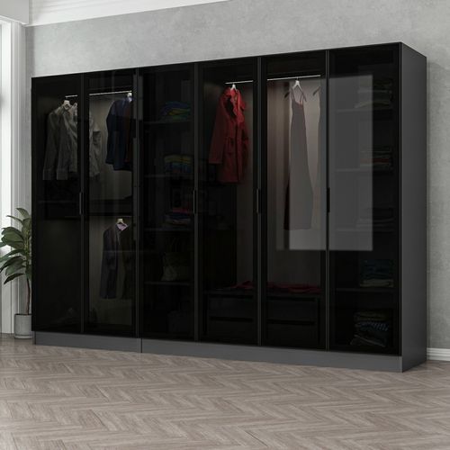 Kale - 6653 Anthracite
Black Wardrobe slika 1