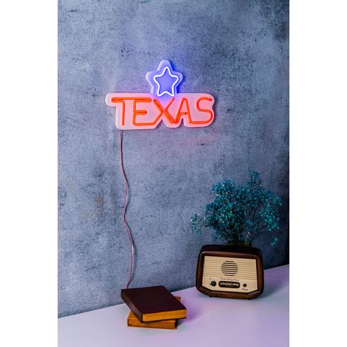 Wallity Ukrasna plastična LED rasvjeta, Texas Lone Star Blue slika 2