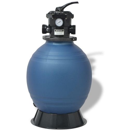 Pješčani filtar za bazen s ventilom sa 6 položaja plavi 460 mm slika 4